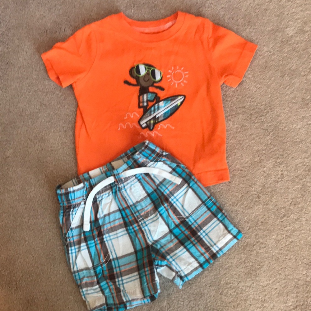 Baby Boy Matching Shirt and Shorts set